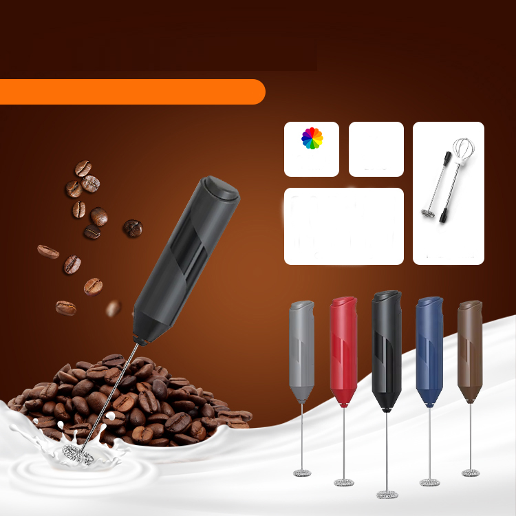 Household Portable Reusable Electric Milk Frother | Perfect for Lattes, Cappuccinos, and Hot Beverages Image