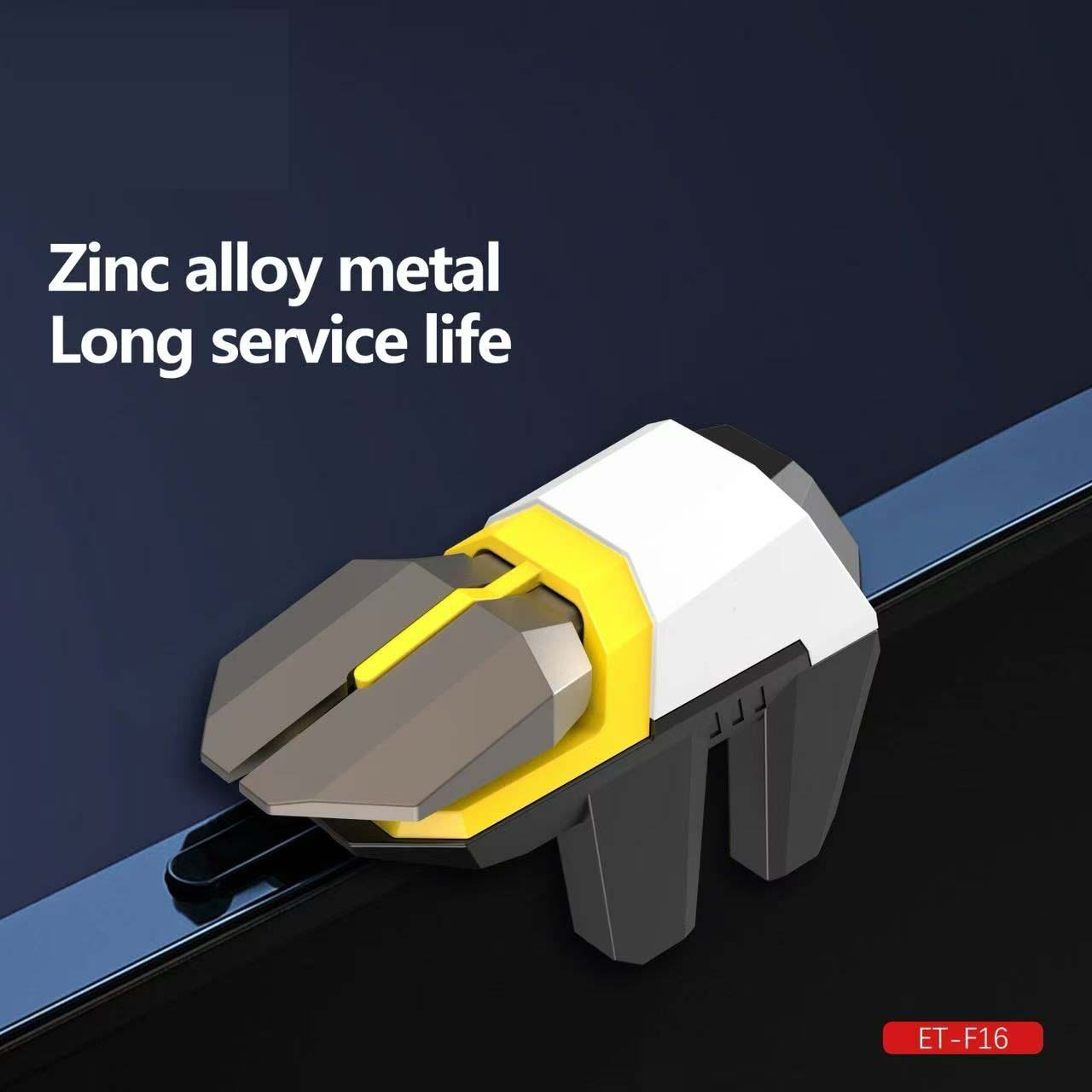 ET-F16 6-Finger Mobile Game Controller - High Precision Triggers for PUBG, Free Fire & Call of Duty on iOS/Android Image