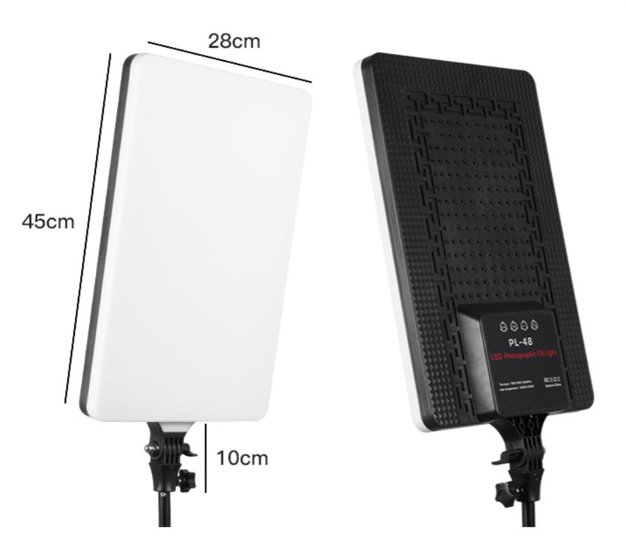 PL-48 Photo Studio LED Video Fill Lamp | Light Panel for Photography and Video Lighting | Professional Lighting for Studio, YouTube, and Portraits Image
