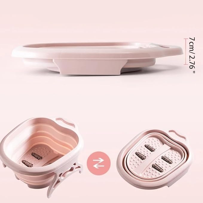 Green Collapsible Foot Spa Tub – Your Go-To for a Luxurious Pedicure and Relaxation Anywhere Image