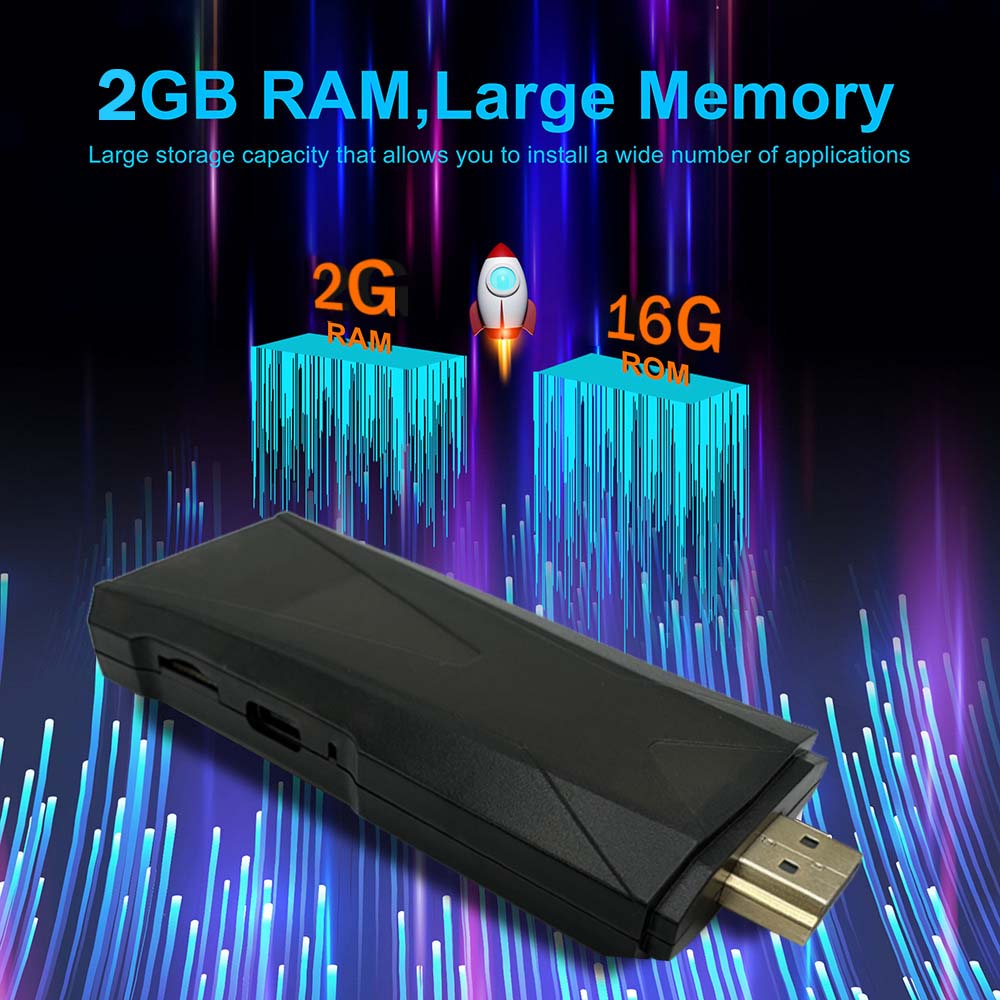 Universal TV Stick with Alcatel Voice Remote - Smart Streaming Stick for Google, YouTube, Fire TV with Voice Control Image