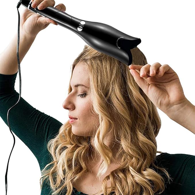 Spin N Curl Ceramic Rotating Hair Curler | Easy-to-Use Auto-Curling Tool for Perfect Curls and Waves Image