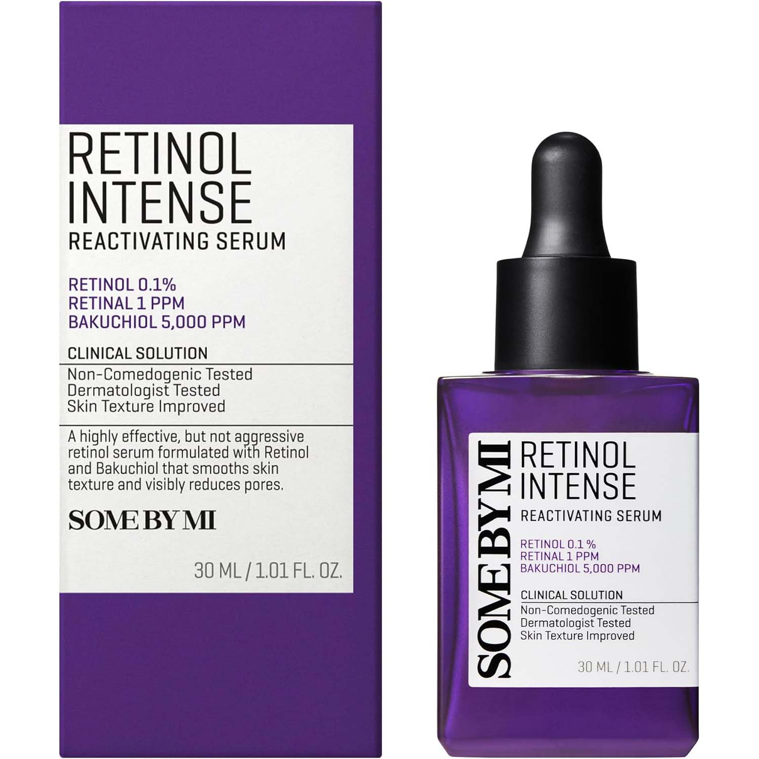 Some By Mi Retinol Intense Reactivating Serum for advanced wrinkle care & anti-aging. Authentic Korean skincare for rejuvenation. Image