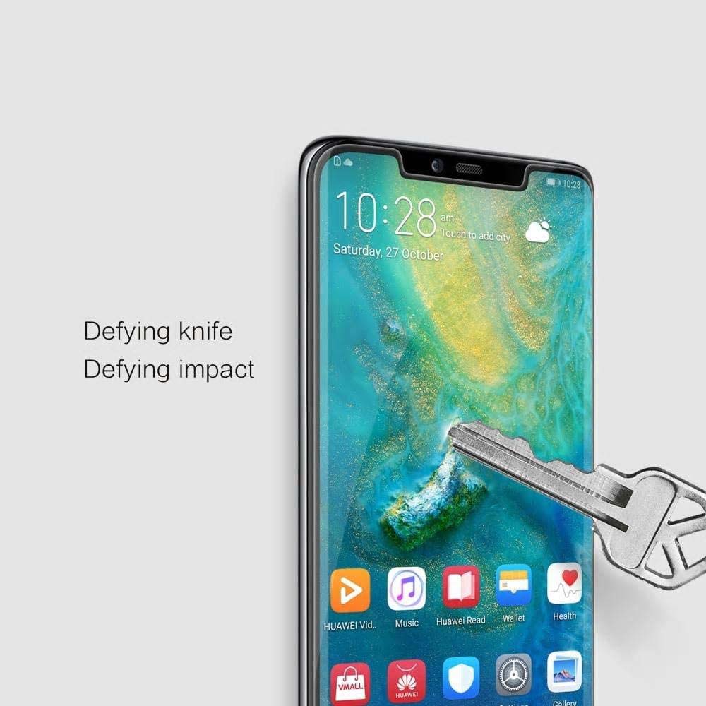 Huawei Mate 20 Pro Tempered Glass Screen Protector - 5D Curved Edge, Full Coverage, Ultra HD Clear, Anti-Scratch Image