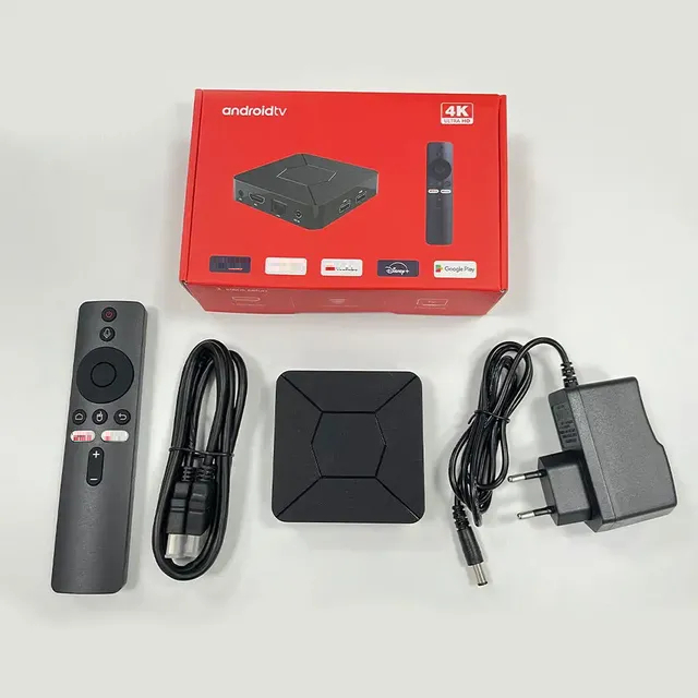 Q5 Android 10.0 OS 4K Smart TV Box | Allwinner H313 Media Player with 2GB RAM, 8GB Storage, Voice Remote | Supports 8K UHD Streaming | Android TV Box with Ethernet Image