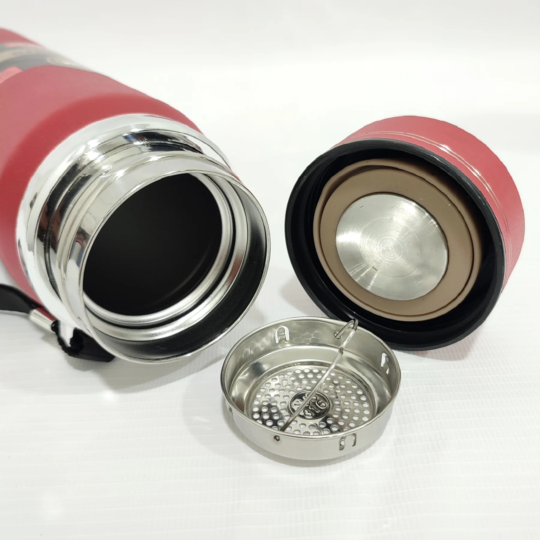 Large Capacity Stainless Steel Thermos Bottle | Vacuum Flask for Outdoor Sports | Portable Travel Mug & Coffee Cup Image