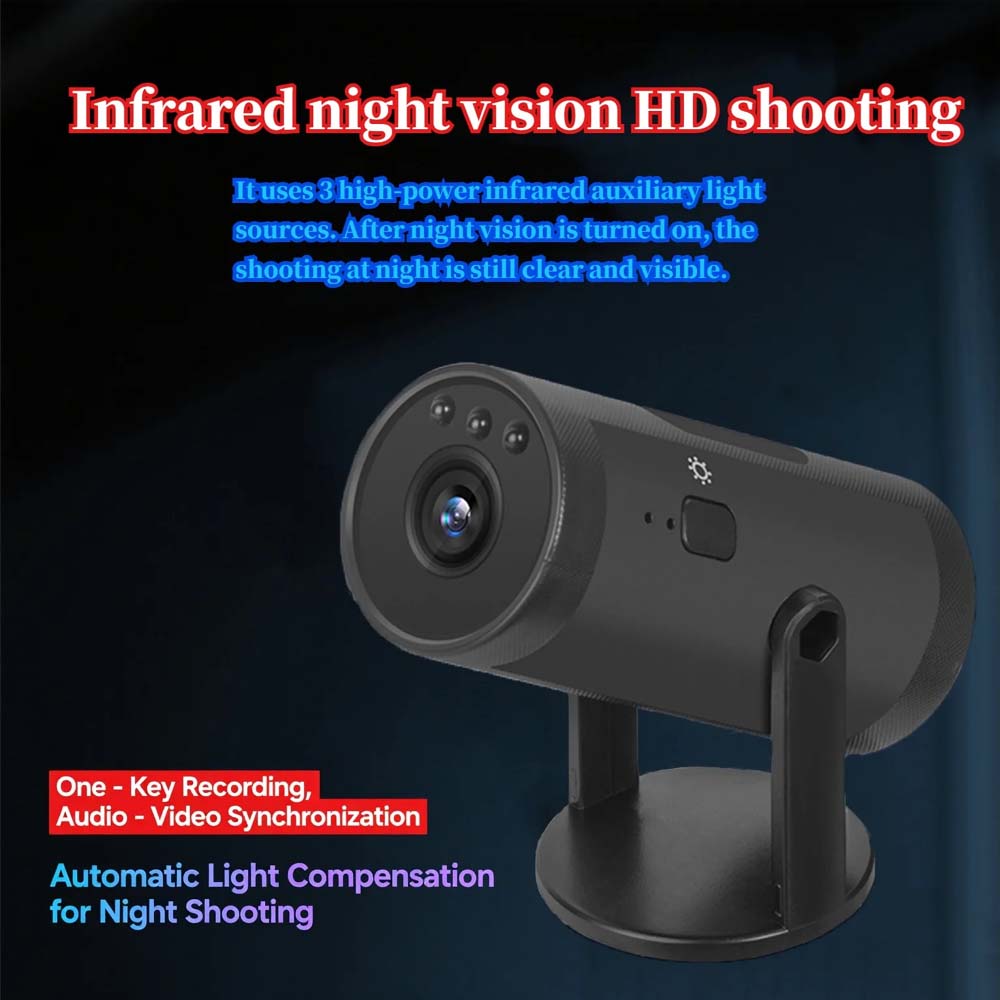 1080p Mini Camera with WiFi. Portable mobile detection camcorder for smart home surveillance & remote monitoring. Hidden design. Image