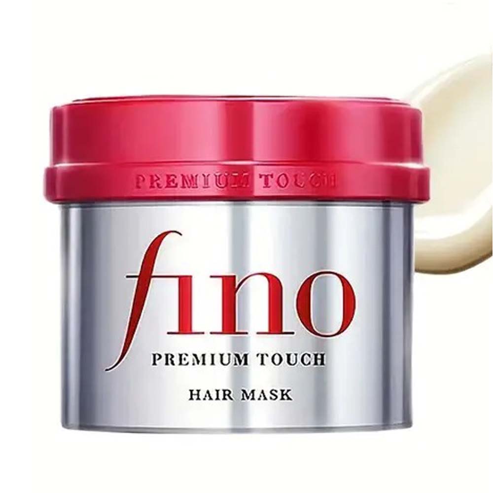 FINO Hair Mask with Plant-Derived Squalane & Glutamic Acid – Deep Conditioning Treatment for Normal Hair, Smooth, Hydrated & Healthy Shine, 8.11oz Image