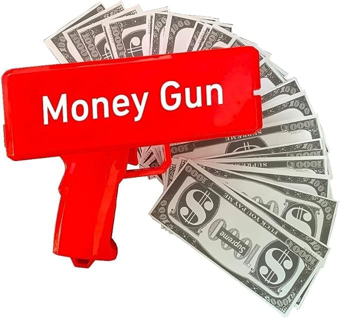 Super Money Gun | Unleash Fun & Excitement at Your Parties Image
