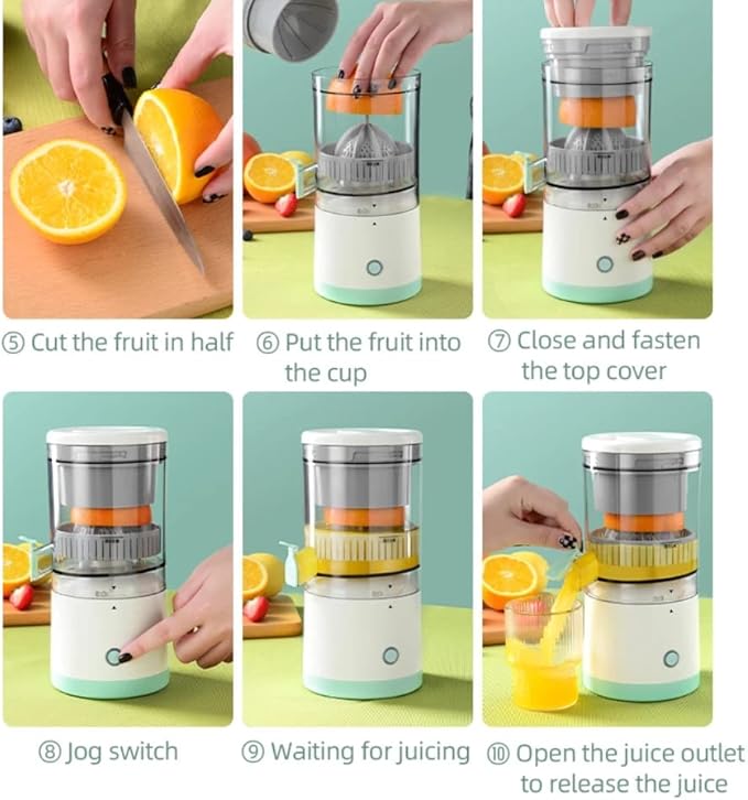 Electric Orange Juicer – Compact USB-Powered Hands-Free Citrus Juicer Image