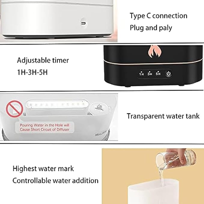 Flame Air Humidifier – The Ultrasonic Aromatherapy Experience with a Volcanic Twist Image