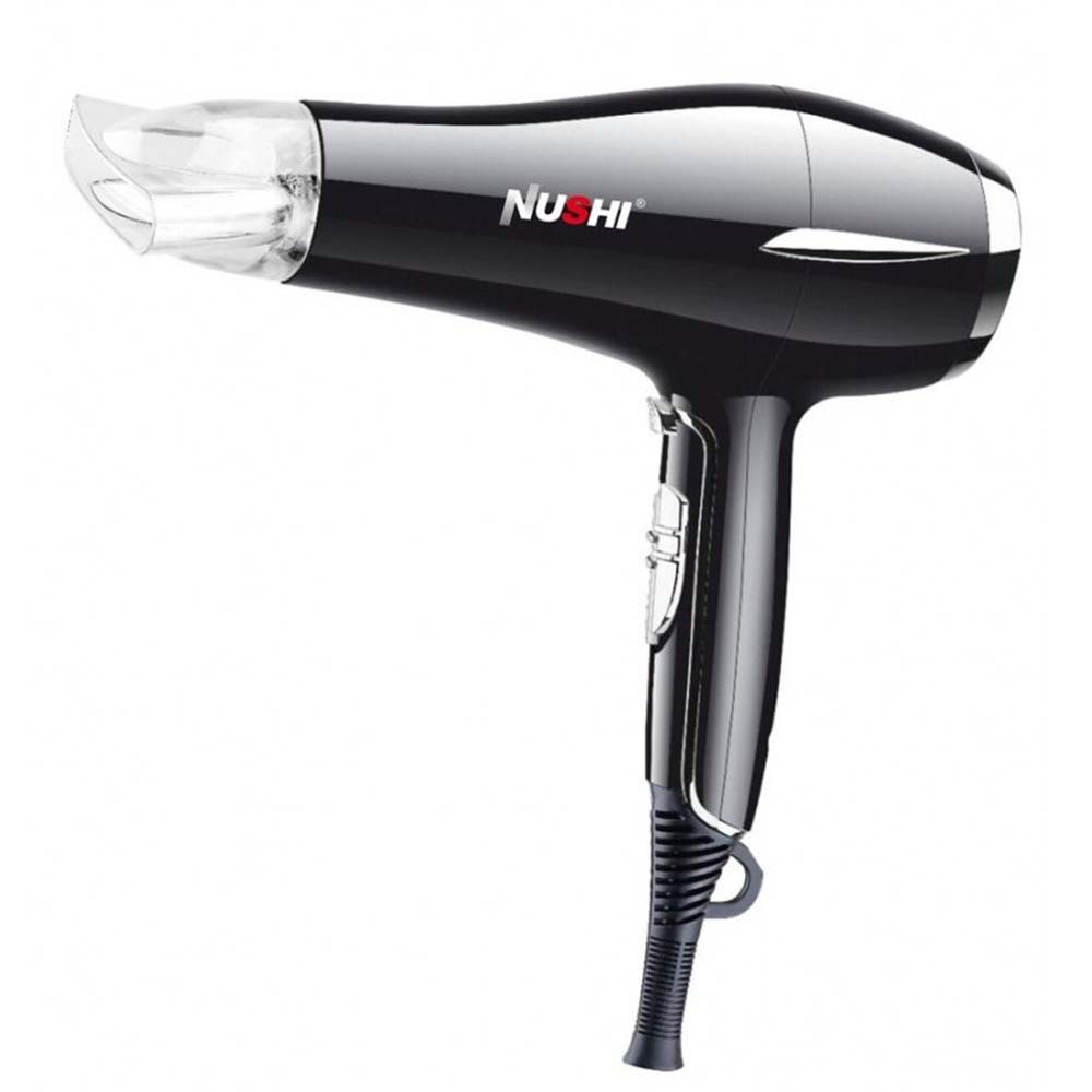 NUSHI NS-2201 Professional Hair Dryer. 2000W powerful motor for fast drying with ionic technology & multiple heat/speed settings. Image
