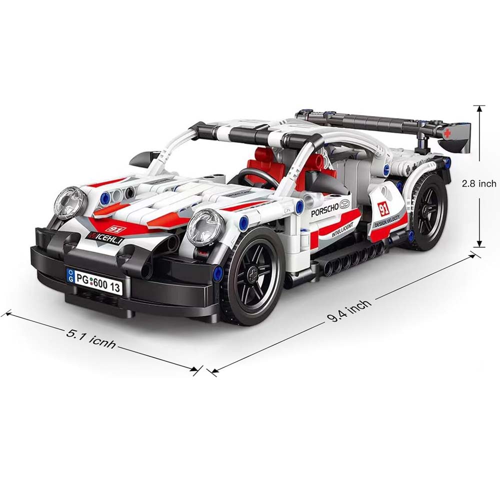 Come Alive Building Blocks Car Set. 446-piece construction toy for ages 6+. Creative STEM set compatible with major brands. Image