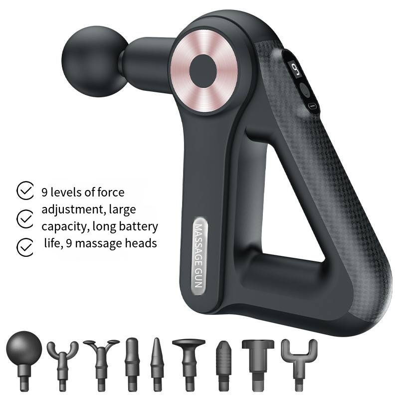 Rechargeable Electric Muscle Massager - Portable Cordless Massage Gun for Body & Head, Intense Percussion Therapy Image