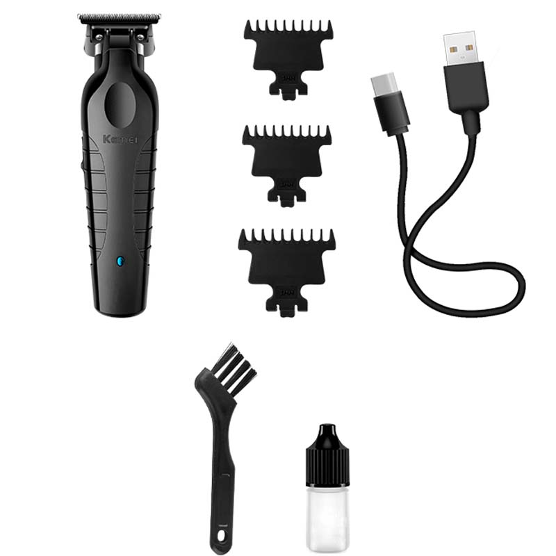 Kemei KM-2299 Professional Cordless Hair Clipper  1200mAh USB rechargeable trimmer for barber-grade haircuts at home or salon. Image
