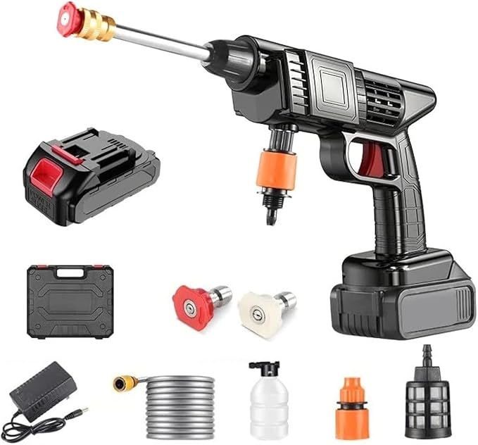 Cordless Pressure Washer | 48V Portable Electric Handheld Power Washer Gun | Ideal for Outdoor Use – Car Cleaning, Watering Flowers, and Floor Cleaning Image
