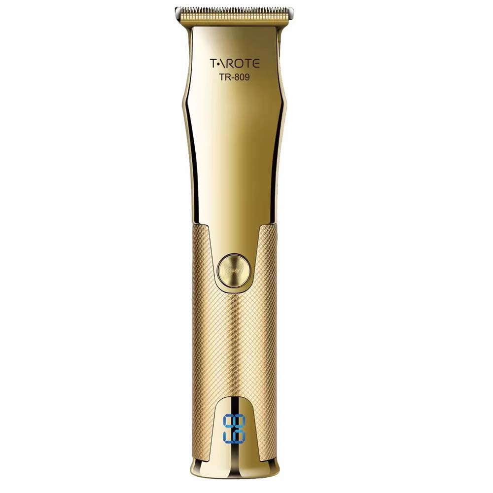 Professional Cordless Hair Trimmer for Men. Electric oil-head stainless steel clipper & beard shaver for precision grooming. Image