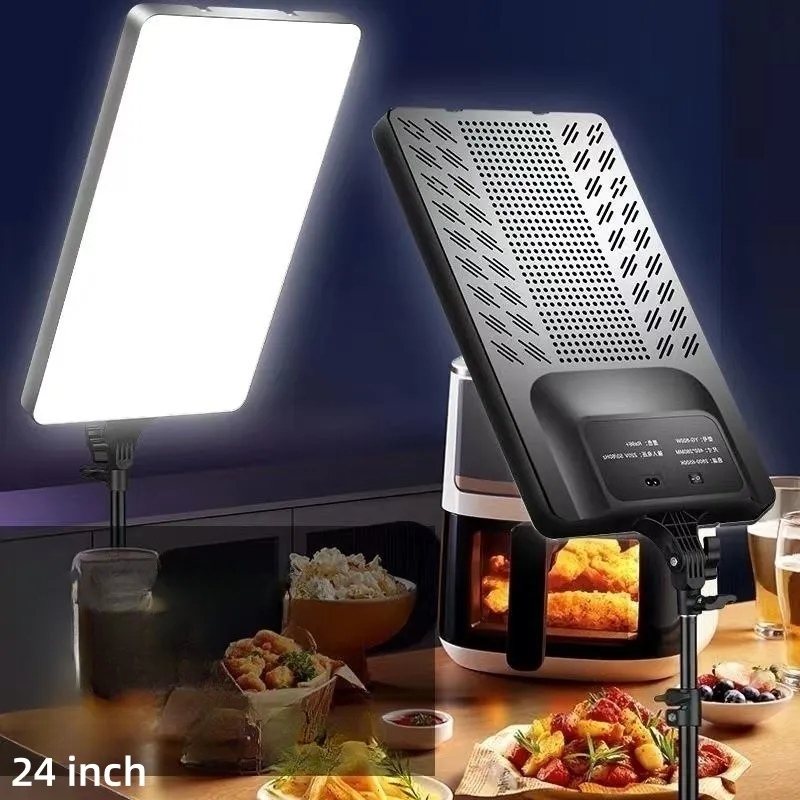 RL-T24 24" LED Video Light - Dimmable Studio Lighting with Remote Control for Photography, Live Streaming & Video Production Image