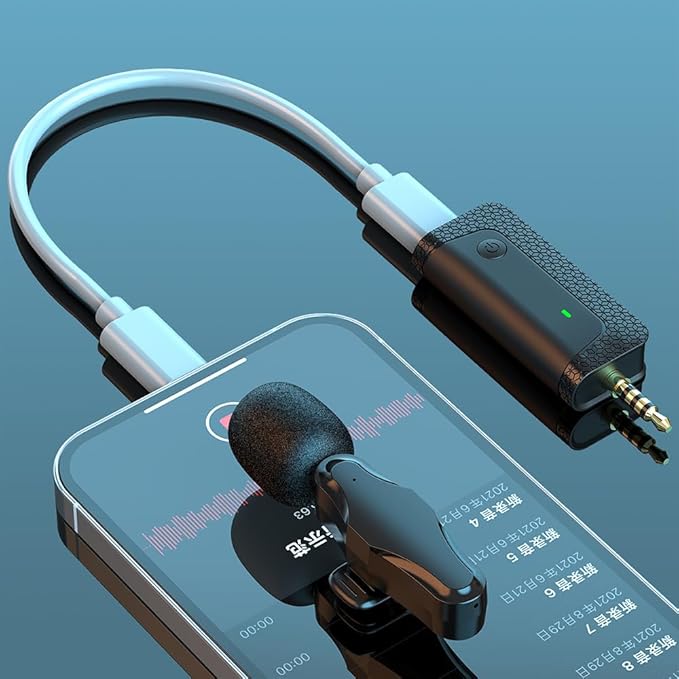 K35 Pro Wireless Lavalier Microphone (2023-24 New) – Enhance Your Audio Experience with Advanced Technology Image