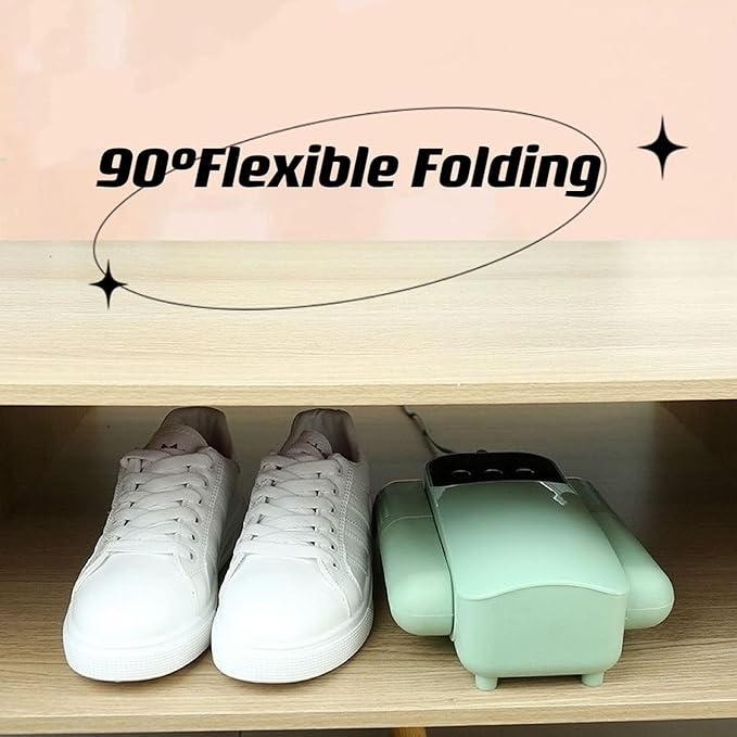 Electric Shoe Dryer with Adjustable Rack & Timer | Multi-Functional Boot Warmer & Glove Dryer for Sweaty Shoes Image