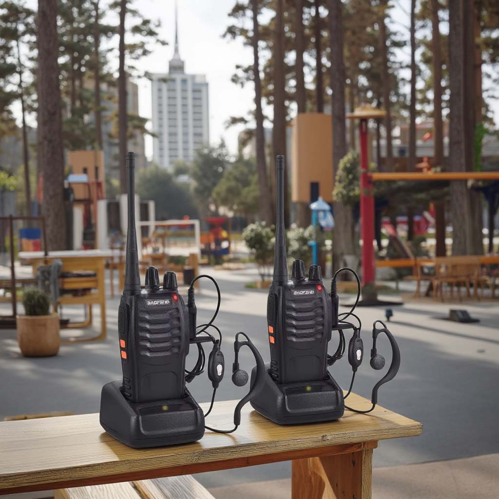 BF-888S UHF 400-470MHz Handheld Walkie-Talkie. 5W long-range ham radio for professional & commercial use. Wireless communication. Image