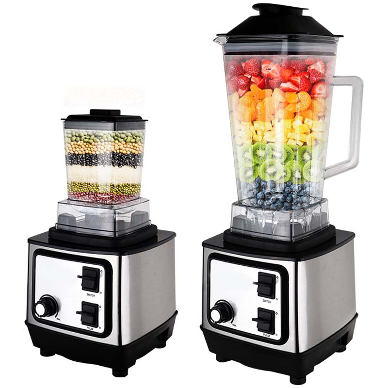 SC-2255 Multi-Purpose Juicer & Mixer 2-in-1 professional blender & food processor with silver coat for commercial kitchens. Image