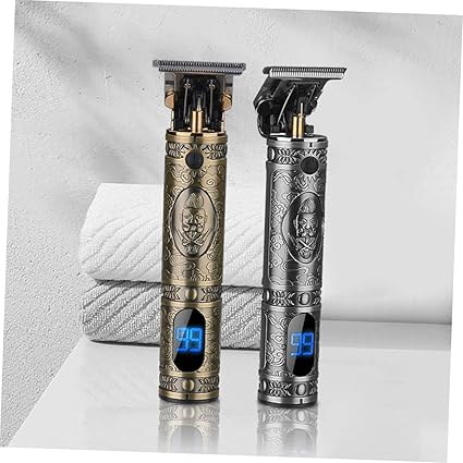 USB Rechargeable Electric Barbershop Hair Clipper | Digital LCD Professional Hair Trimmer Image