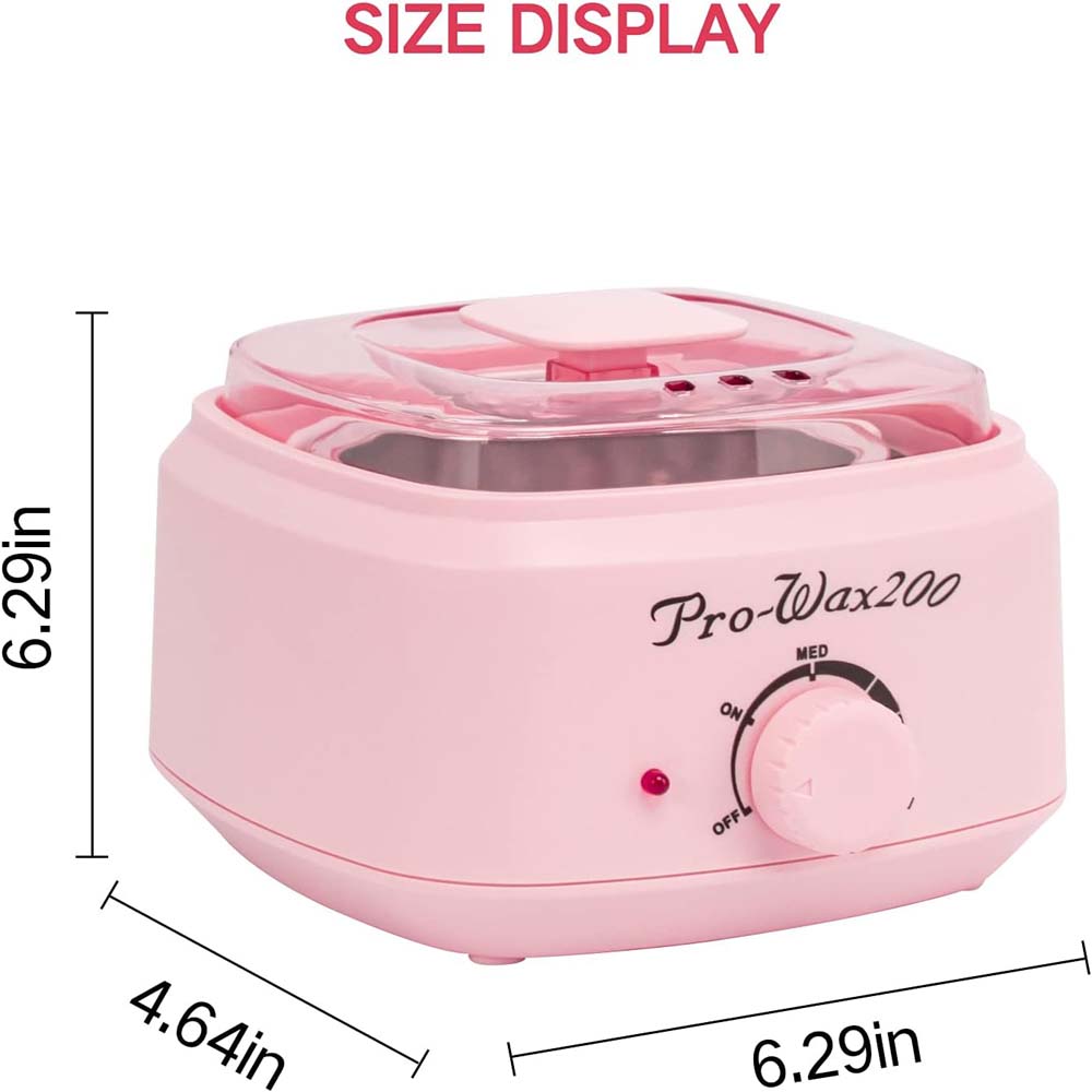 200 Pro Professional Wax Heater - Hair Removal Wax Warmer Machine for Salon & Home Use with Adjustable Temperature Image