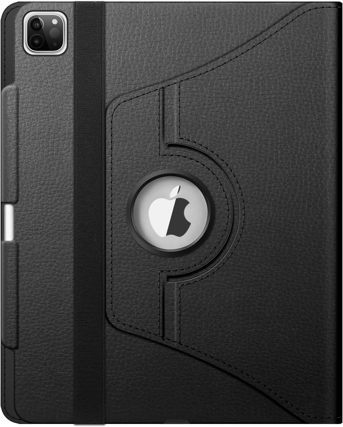 360° Rotating Case for iPad Pro 12.9" (2018-2022) - Auto Sleep/Wake Cover with Pencil Holder & Multi-Angle Stand ( Multi Colour) Image