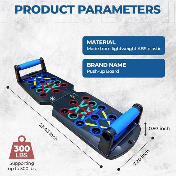 12 in 1 Compression Training Plate Machine | Body Building Tools & Workout Stands with Arch Board System for Home Fitness Training | Ideal for Men and Women Image