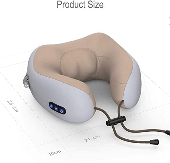 Neck U-Shaped Vibrating Travel Massage Pillow | Ultimate Comfort and Relaxation for Travel and Home Image