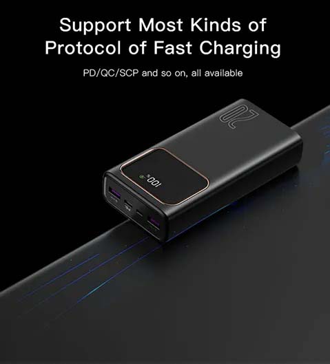 P30 20000mAh Fast Charging Power Bank – Reliable Portable Charger for All Devices Image