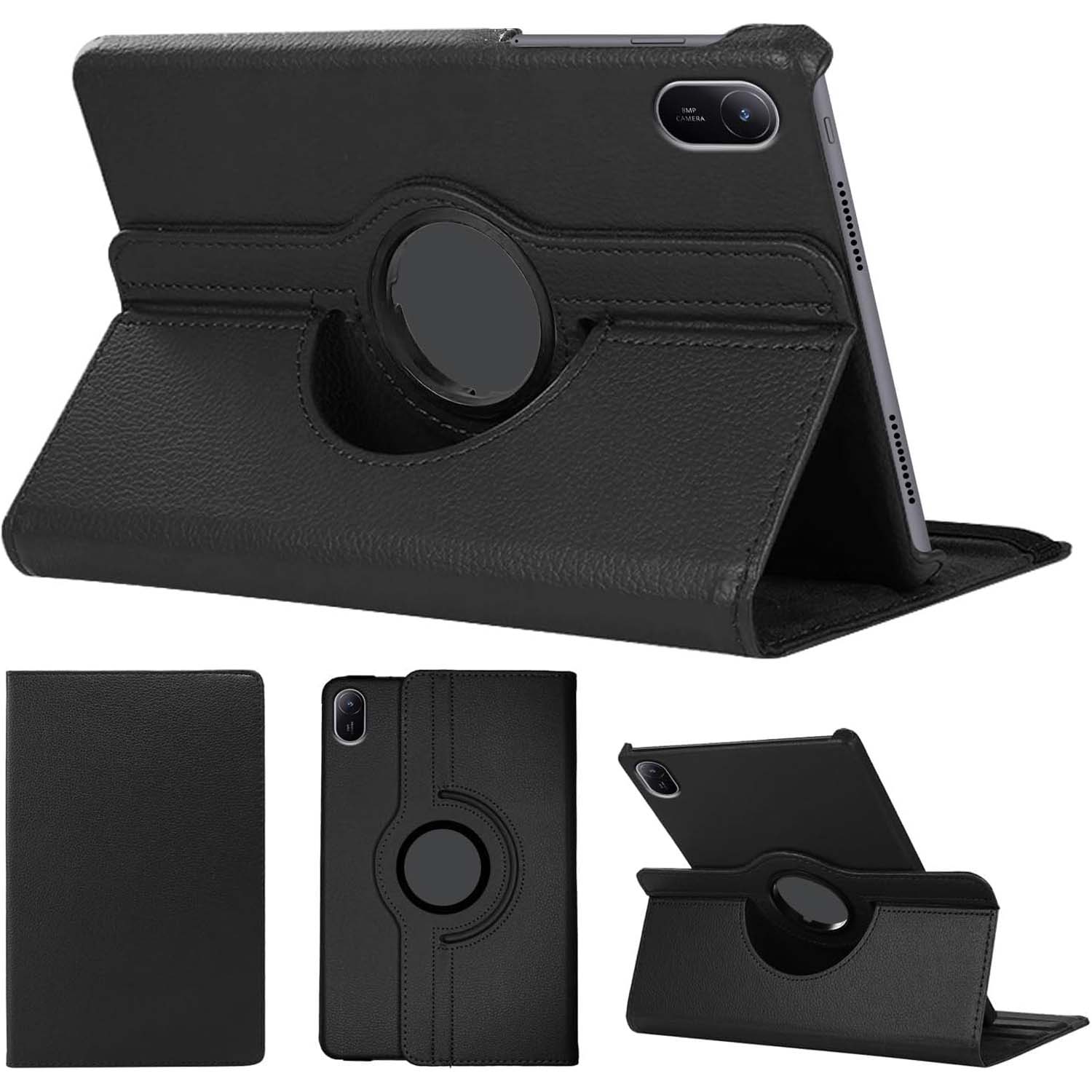 360° Rotating Leather Stand Cover Case Compitable for Huawei MatePad 11 2024 - with Auto Wake/Sleep (Multi Colour) Image