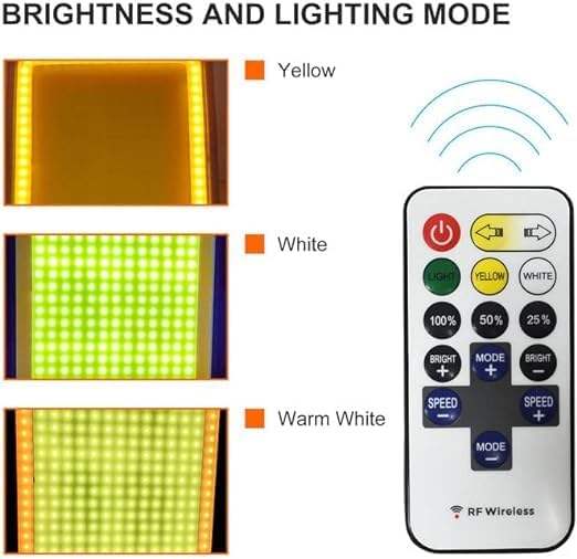 LED Work Light | 20000LM Dual-Head Adjustable, Magnetic Workshop and Camping Light | Bright, Portable, and Versatile Image