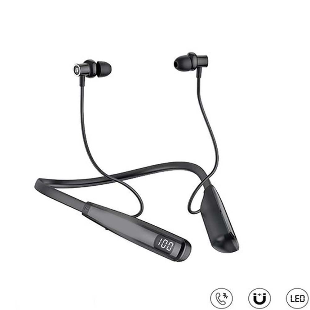 OSP 3 Bluetooth Neckband - 50H Playtime, Stereo Sound, TF Card Support, BT 5.4, Type-C Charging (Skin-Friendly) Image