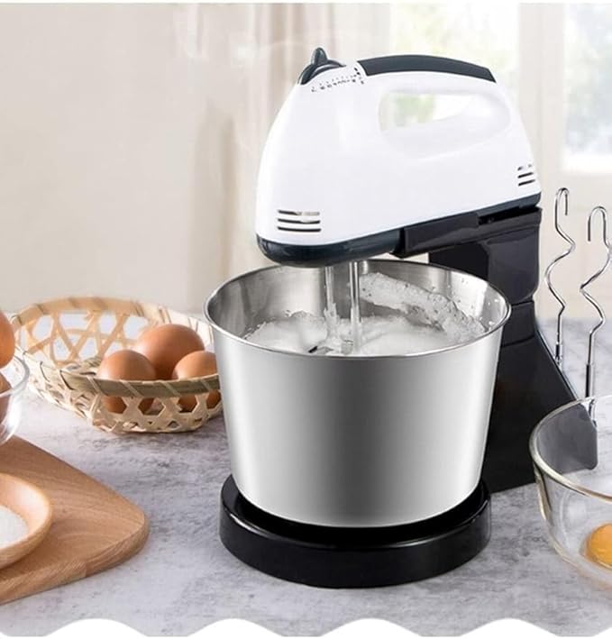 Hand Food Automatic Mixer | 7-Speed Egg Beater | Flour, Bread, Blenders for Cake Baking at Home Image