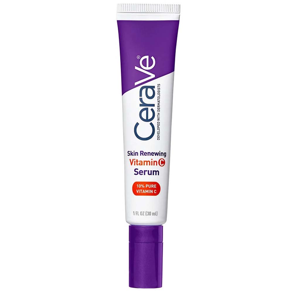 CeraVe Skin Renewing Vitamin C Serum - 30ml Brightening Serum with Hyaluronic Acid & Ceramides for Radiant Skin Image