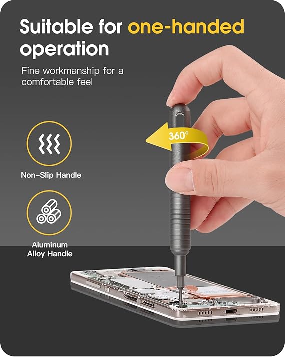 51 in 1 Precision Screwdriver Set | Portable Screwdriver Set with 48 Magnetic Bits, Torx & Hex Screwdrivers Image
