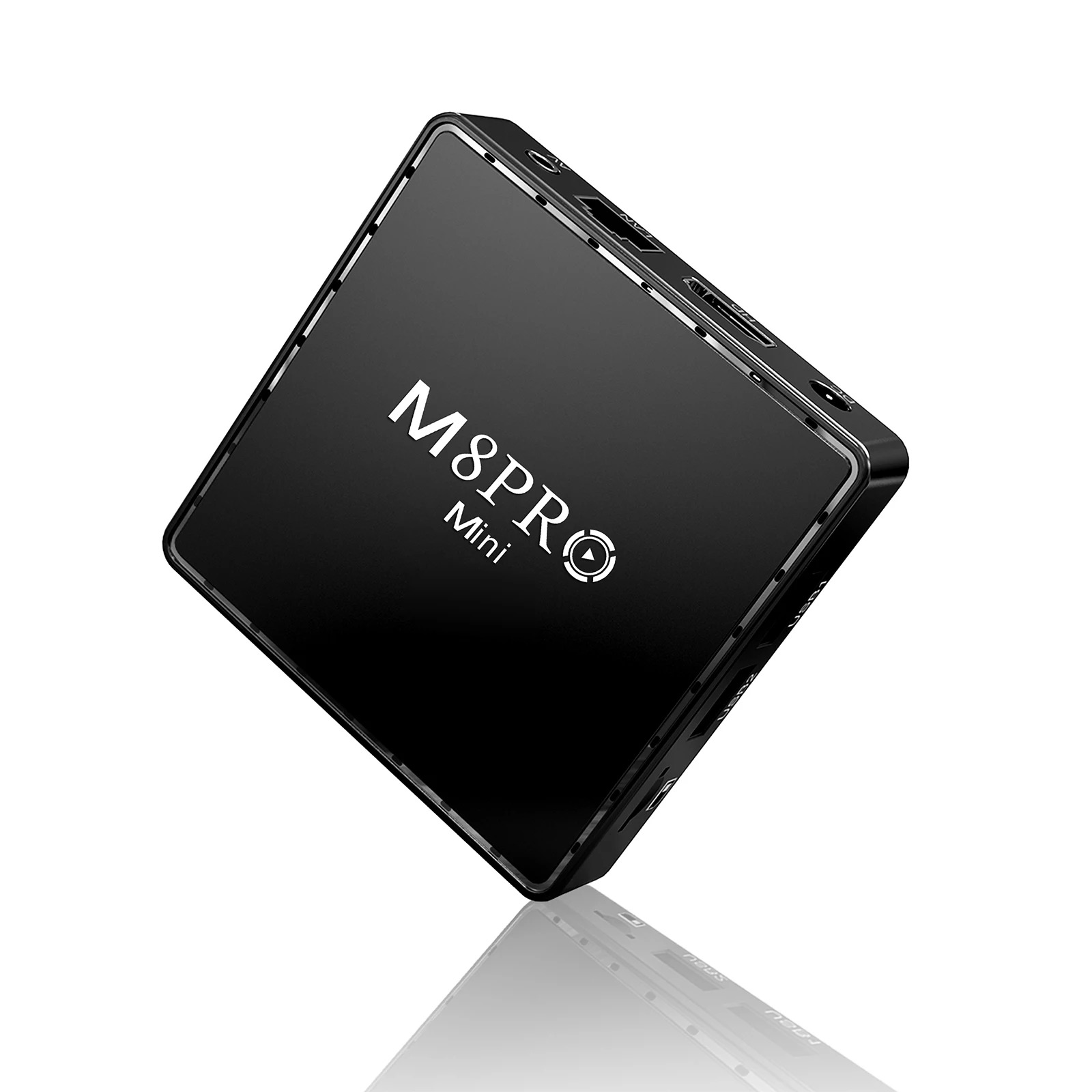 M8 Pro Mini Game TV Box – 64GB HD Retro Game Console with 2.4G Wireless Gamepad, Android 12 Dual System Set-Top Box Image