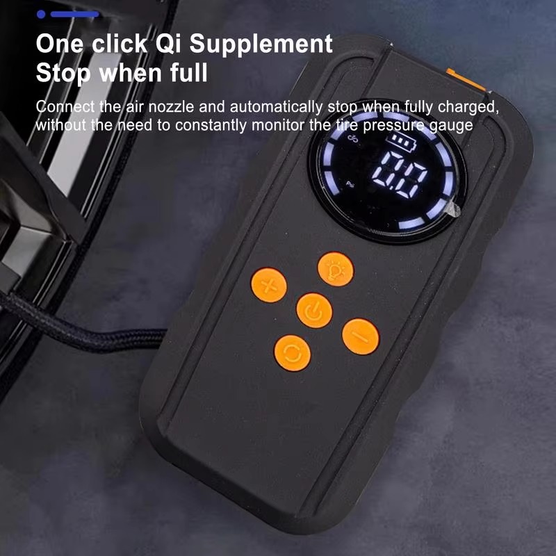 Portable 12V 150PSI Wireless Car Air Compressor with LED Display Image