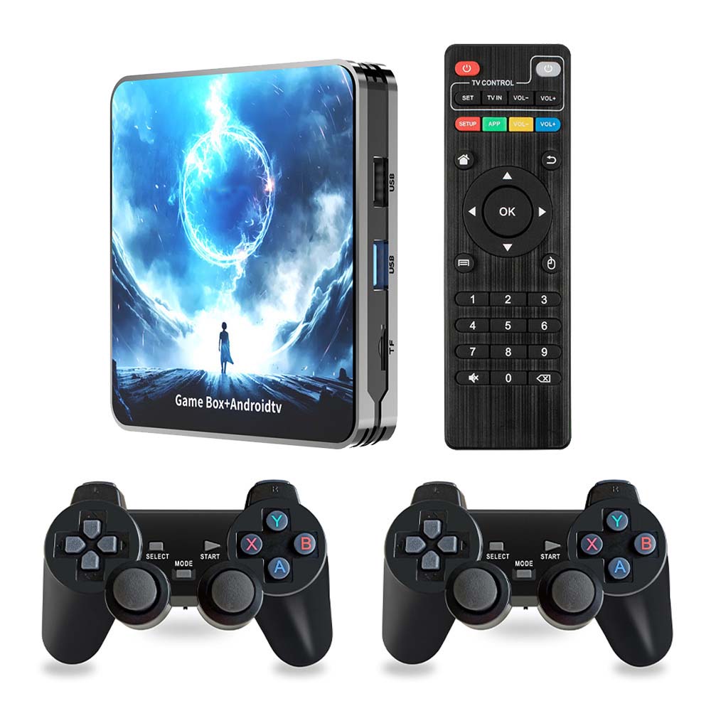 W8 PRO Android TV Game Dual System | 30,000 Games | Android 14.0 TV Box Image