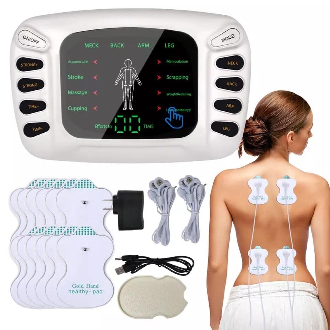 Dual Output Home Physiotherapy Massager – Comprehensive Wellness Solution Image