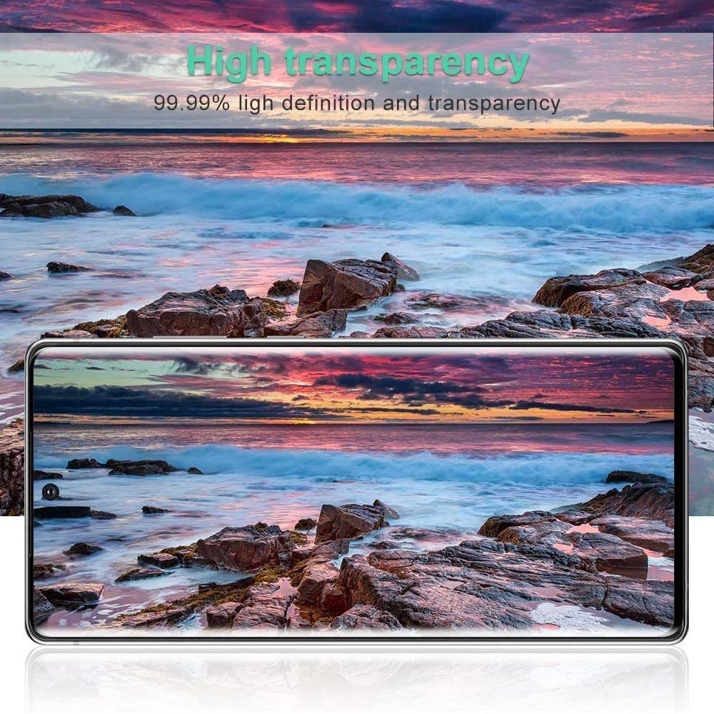 9D Tempered Glass Screen Protector Compitable for Samsung Note 20 5G - Durable, Anti-Scratch, Bubble-Free, Full Screen Protection Image