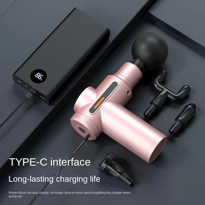 New Mini Massage Gun | Revolutionizing Muscle Relaxation with Hot and Cold Therapy | Compact Relief for Sore Muscles Image