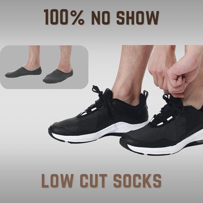 12 Pairs Ultra Thin Breathable Ankle Socks for Men & Women - Cool Summer Comfort Low Cut Socks (White) Image