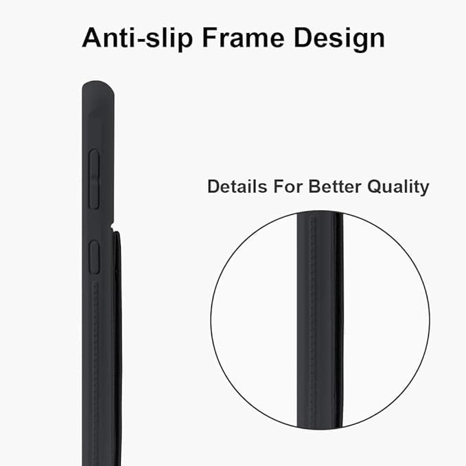 Slim Protective Case for Samsung Galaxy S21 to S24 Plus 5G (6.7 Inches) | Leather Hand Strap Holder & Kickstand | Black Image