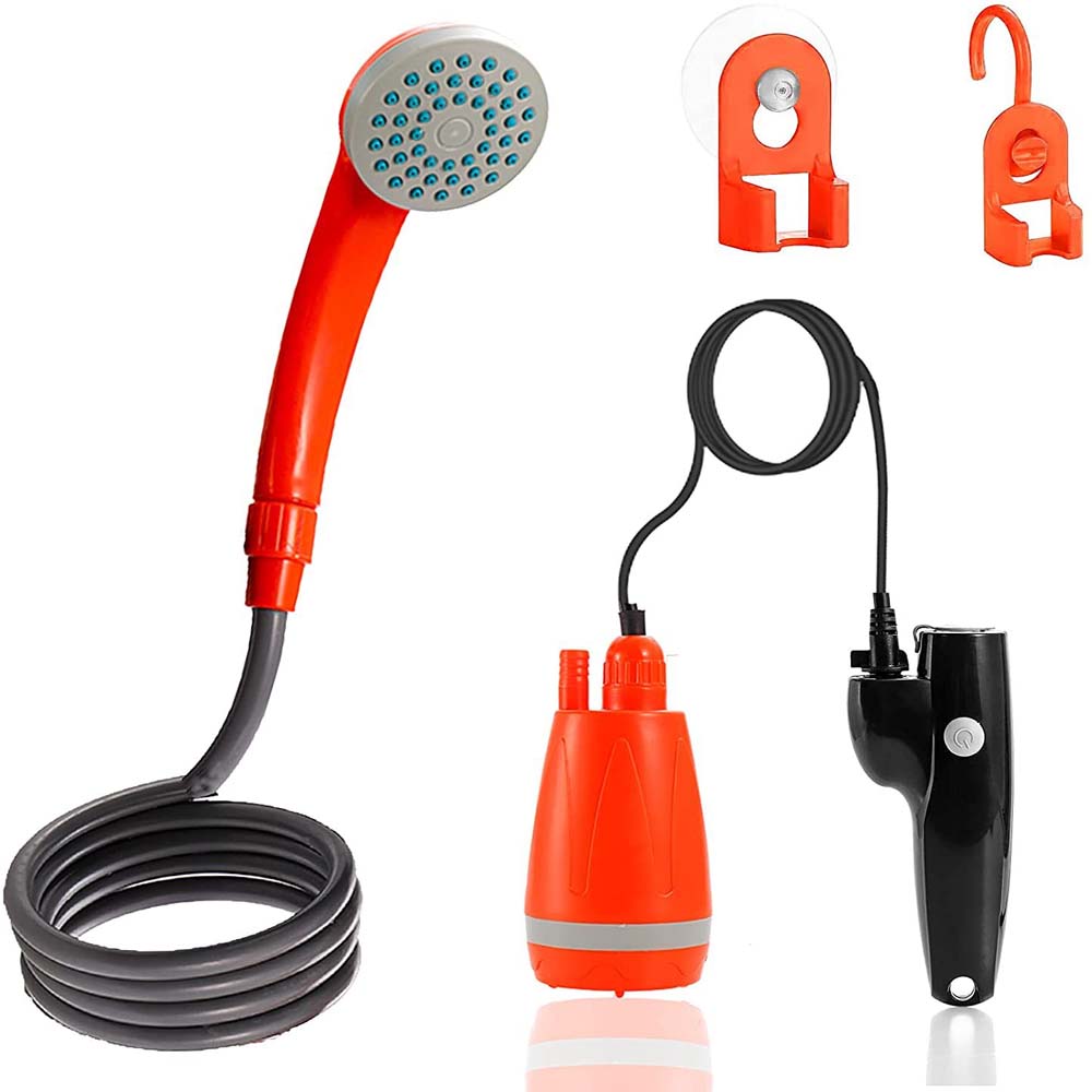 Portable Camping Shower - Outdoor/Indoor Water Shower for Travel, Beach, Swimming, and Pets, Eco-Friendly Design Image