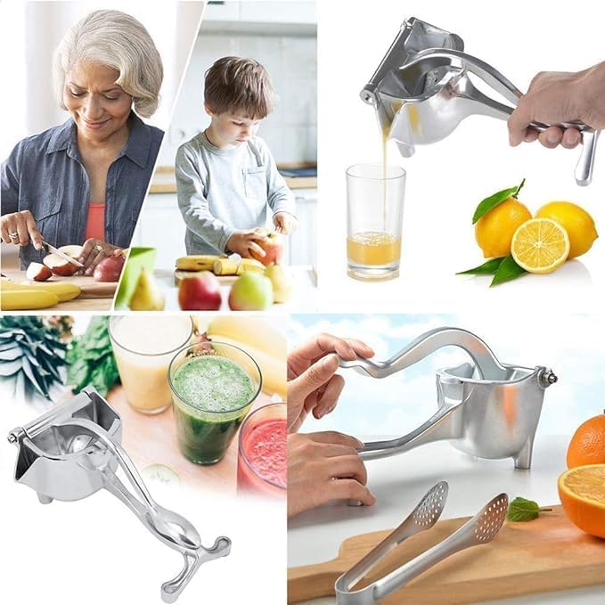 Manual Fruit Juicer | Steel Handle, Hand-Operated for Instant Juice | Ideal for Oranges and Lemons Image