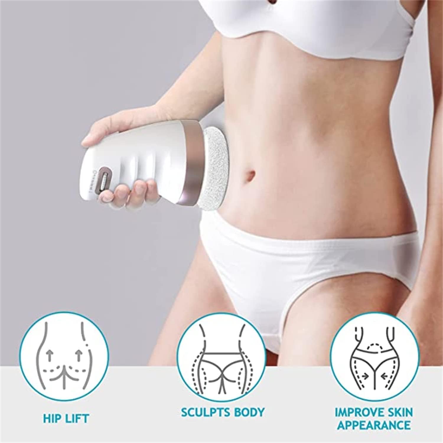Body Sculpting Machine | Handheld Electric Deep Tissue Massager for Skin Tightening & Cellulite Reduction | Beauty Sculpt Fitness Device for Home & Office | Slimming Massager for Belly, Legs, Arms, and More Image