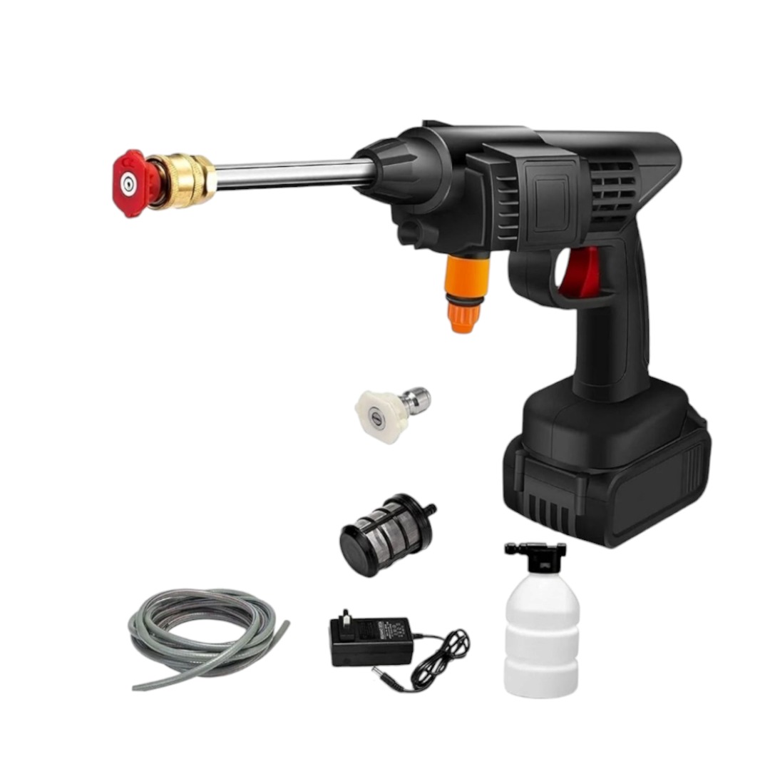 20000mAh Cordless High Pressure Washer Spray Gun | Car Wash and Cleaning Machine | Compatible with Makit 18V Battery Image